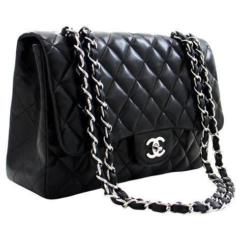 chanel large chain flap bag|Chanel 25cm flap bag.